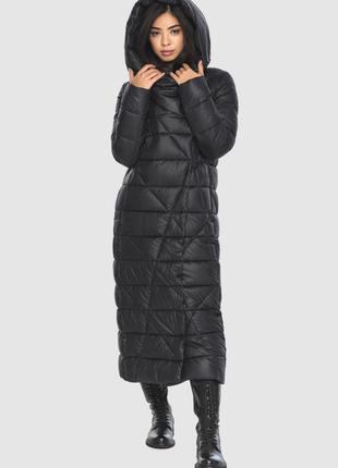 Зимний пуховик,пальто в пол,шикарное качество,размер хс.2 фото