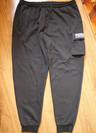 Теплые флисовые брюки мужские puma1 фото