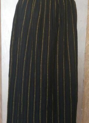 Оригинальная трикотажная юбка плиссе2 фото