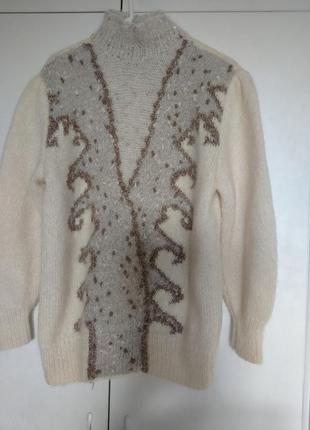 Женский теплый свитер р 482 фото