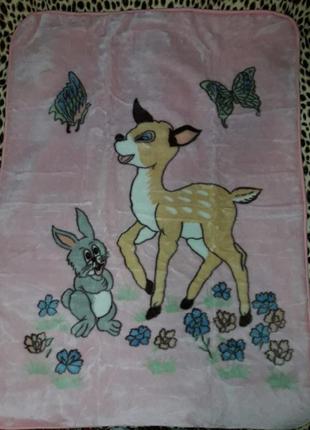 Теплый детский пледик