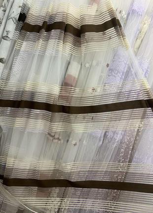 Тюль в полоски турция возможен пошив