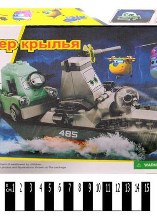 Конструктор супер крылья: джетт и его друзья, 104дет.