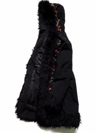 Очень модное  пальто-дубленка в стиле  фолк от h&m5 фото