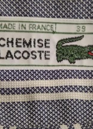 Рубашка lacoste chemise6 фото