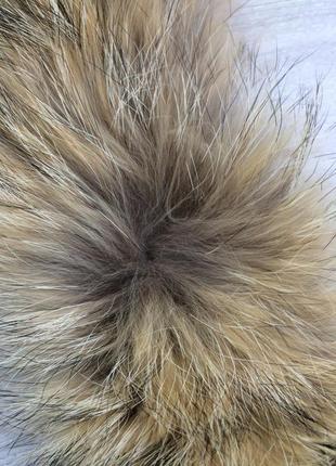 Натуральный мех опушка на воротник капюшон