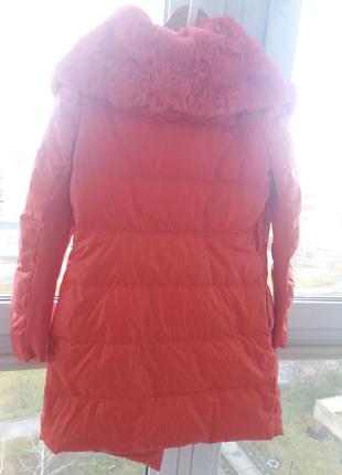 Зимове пальто з натуральним хутром5 фото