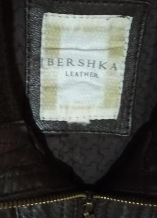 Шкіряна куртка bershka2 фото