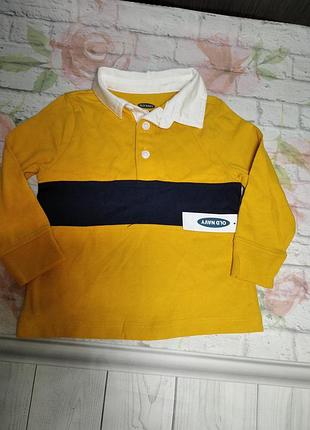 Реглан для мальчика олд неви 12-18 поло длинный рукав old navy