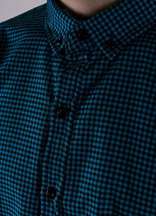 Суперские стильные рубашки для молодых парней рукав регулируется клетка цвета - xxs xs s lm2 фото