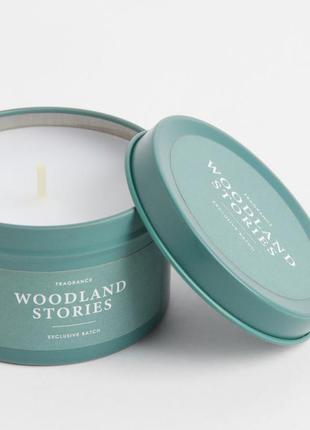 Ароматическая свеча h&m home woodland stories угли сосна embers pine