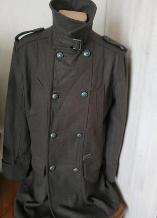 Чоловіче стильне пальто firetrap/ натуральне пальто/ оригінал1 фото