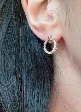 Серьги серебро 925 проба 2