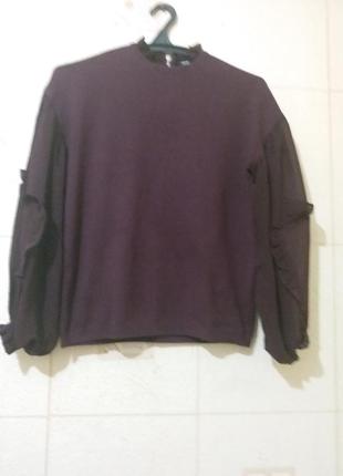 Warehouse красивый джемпер свитшот