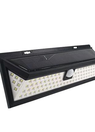 Led світильник на сонячній батареї vargo 25w smd c датчиком чорний (2645391)1 фото