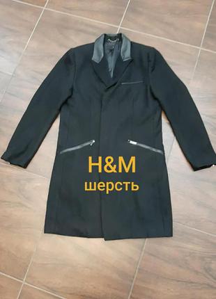 Пальто h&m шерсть1 фото