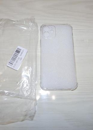 Чехол iphone 12 ( 6.1 )clear case full camera series (transparent)