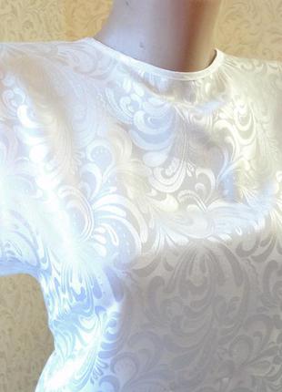 Шикарна біла блуза р. s (ог 100)