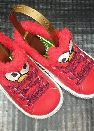 Утепленные кожаные кеды puma sesame street basket3 фото