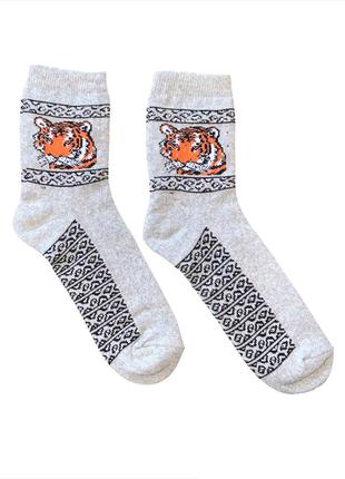 Шкарпетки новорічні махрові