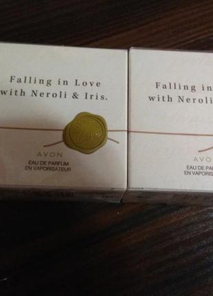 Парфюмерная вода falling in love with neroli & iris avon, 30 мл