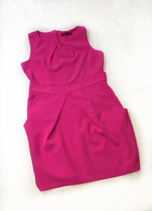 Платье мини розовое