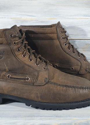 Timberland mens leather brown chukka boots
made in dominican republic оригінальні черевики