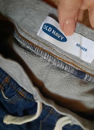 Джинсы на флисе  штаны теплые  old navy3 фото