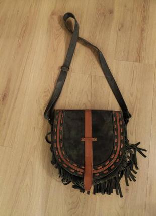 Сумка замшева