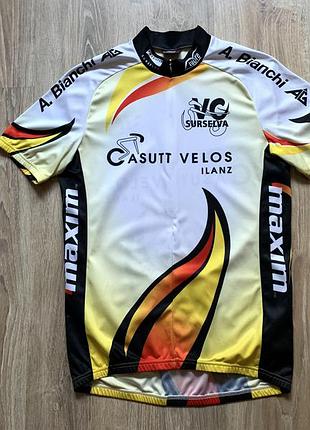 Чоловіча вело футболка велоджерси з коротким рукавом cuore