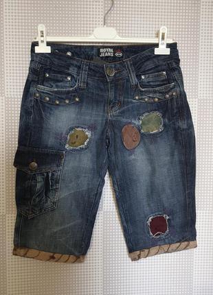 Шорты джинсовые капри royal jeans