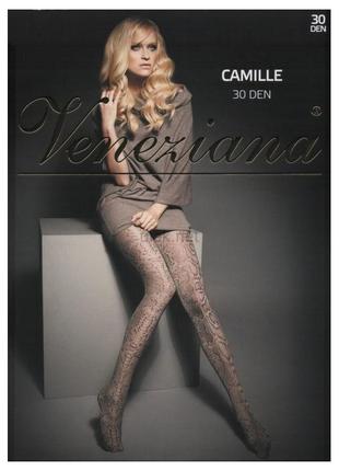 Колготки с принтом «питона» veneziana 👌camille 30 den 👌 taype