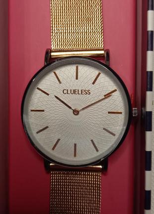 Брендові жіночі годинники франція clueless watch bcl10004-303 рожеве золото9 фото