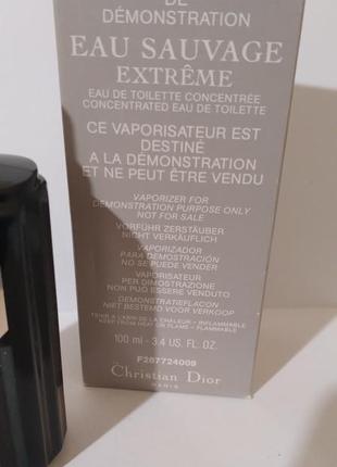 Christian dior "sauvage extreme"-edt 100ml vintage6 фото