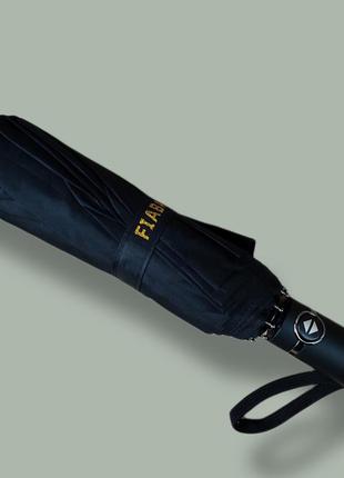 Черный усиленный зонт на 12 спиц3 фото