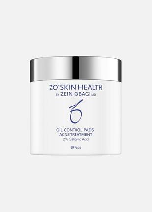 Oil control pads zo skin health zo skin health zein obagi 60шт серветки (пади) для контролю жирності2 фото