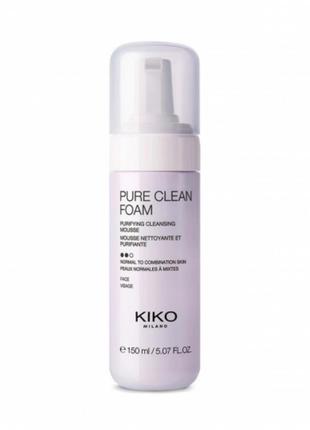 Pure clean foam kiko milano кико кіко пена для умывания
