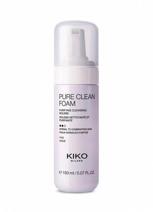 Pure clean foam kiko milano пенка для умывания