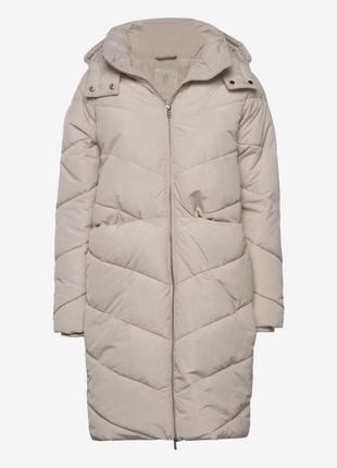 Бежевый пуховик пальто куртка minimum пальто зимнее зимняя куртка пуффер пуховик италия georgina coat minus fashion