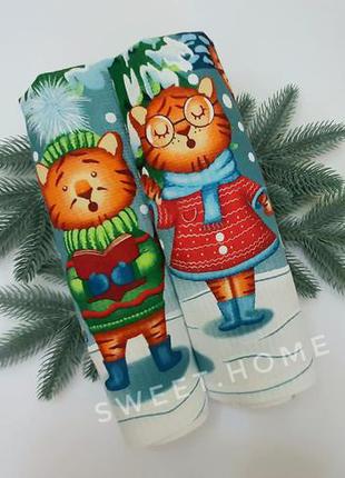 Вафельное полотенце, набор, подарок на новый год