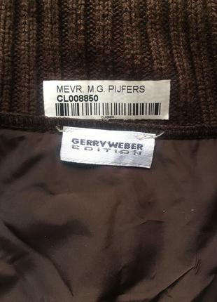 Женская легкая курточка шоколадного цвета р 46 ф gerry weber3 фото