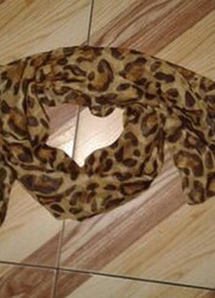 М'який подвійний шарф лео