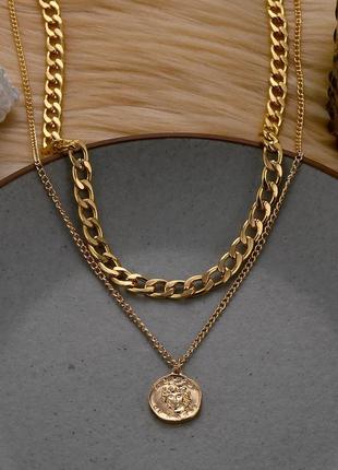 Намисто з монетою (золото)