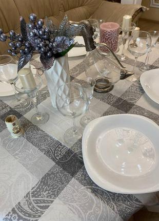 Скатерть водоотталкивающая с тефлоновой пропиткой