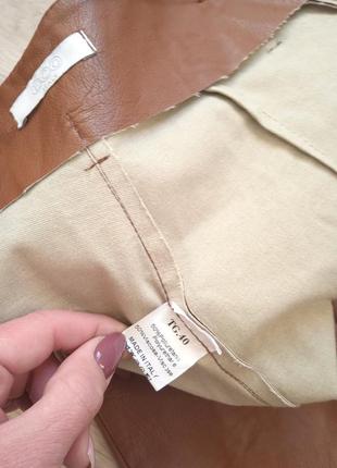 Eco italy узкие брюки из эко кожи стрейчевые с вискозой8 фото