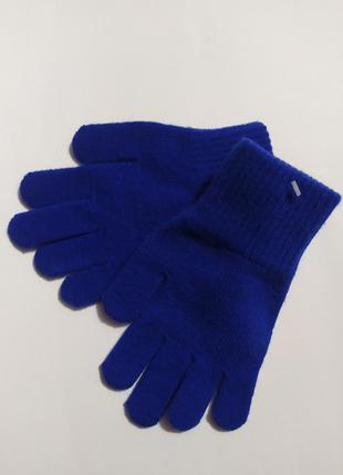 Рукавиці синього кольору c&a 4-8 років