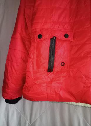 Легкая утепленная стёганая куртка с капюшоном,2xl(46-50разм).5 фото