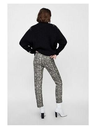 Zara брюки  с животным принтом3 фото