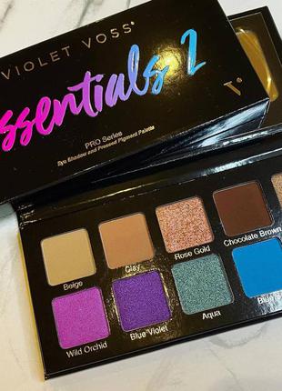 Палетка тіней violet voss essentials 2 eyeshadow palette