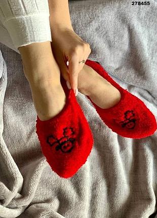 Шкарпетки-тапочки дитячі новорічні